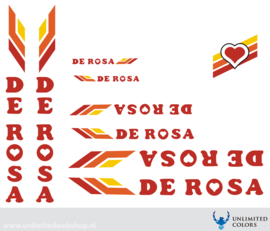 De rosa red-orange-yellow