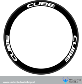 Cube velg stickers 1, 6 stuks