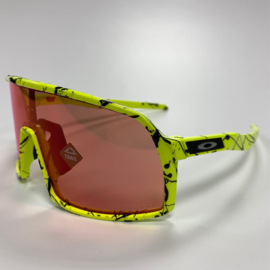 Oakley Sutro S - Fluor Yellow / Black Splatter