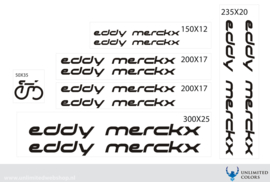 Eddy Merckx stickers new font