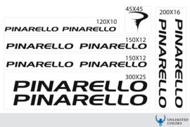 Pinarello stickers, logo tot 2016