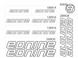 Ednine stickers outline