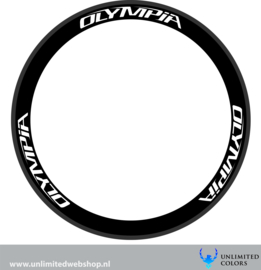 Olympia velg stickers 1, 6 stuks