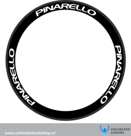 Pinarello nieuw logo velg stickers 1, 6 stuks