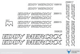 Eddy Merckx stickers outline