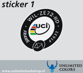 UCI Wilier Zero6 WIL-ZE72-RD