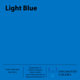 Color swatch Light blue RAL 5015 matt
