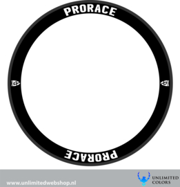 Prorace velg stickers 2, 8 stuks