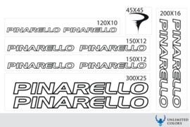 Pinarello stickers, logo tot 2016 outline