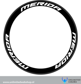 Merida velg stickers 1, 6 stuks