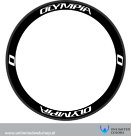 Olympia velg stickers 2, 8 stuks