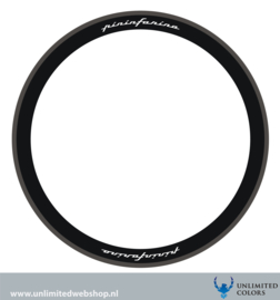 Pininfarina wheel stickers, 4 pieces