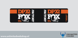 Fox DPX2 suspension decal
