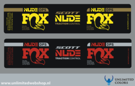 Fox Nude demper sticker