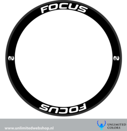 Focus velg stickers 2, 8 stuks