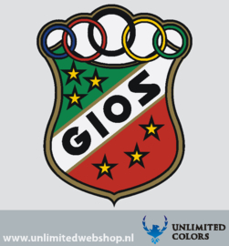 Gios headbadge decal black