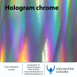 Color swatch Hologram Chrome gloss