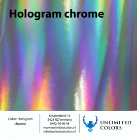 Kleurenstaal Hologram Chrome glans