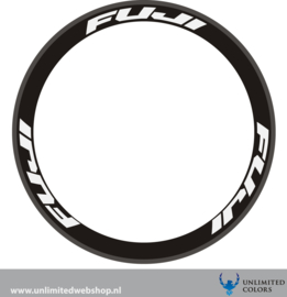 Fuji velg stickers 1, 6 stuks