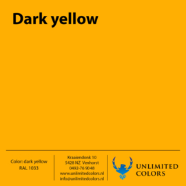 Dark yellow RAL 1033