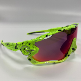 Oakley Jawbreaker - Fluor / black splatter