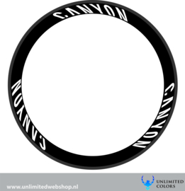 Canyon wheel stickers, 6 pieces