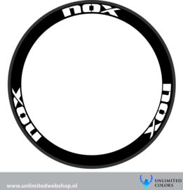Nox wheel stickers, 6 decals
