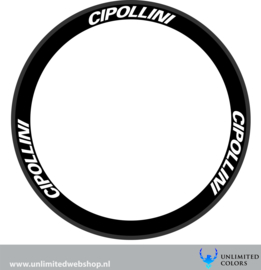 Cipollini velg stickers 1, 6 stuks