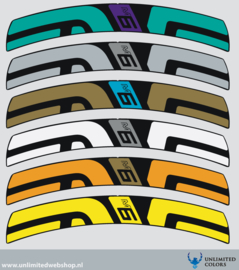 Enve M6 wheel stickers, 6 pieces