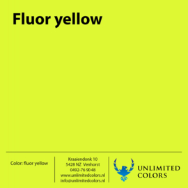 Color swatch Fluor yellow gloss