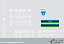 Bergh stickers