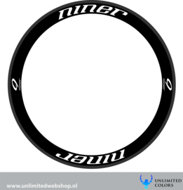 Niner velg stickers 2, 8 stuks