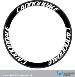 Cannondale wheel stickers, 6 pieces
