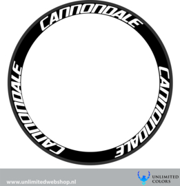 Cannondale  velg stickers, 6 stuks