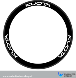 Kuota wheel stickers, 6 pieces