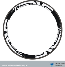 Enve m70 rim stickerset, 6 pieces