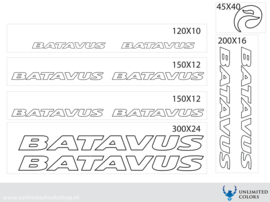 Batavus stickers outline