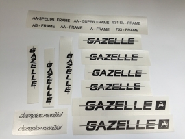 Gazelle stickerset