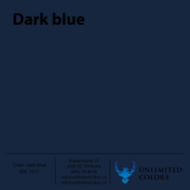 Dark blue RAL 5011