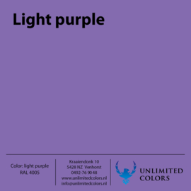 Color swatch Light purple RAL 4005 gloss