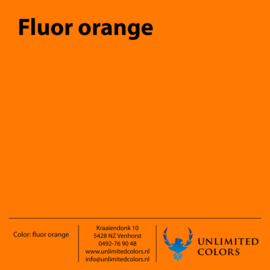 Color swatch Fluor orange gloss