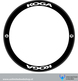 Koga wheel stickers 2, 8 pieces
