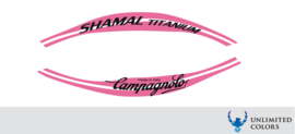 Campagnolo shamal  titanium stickerset