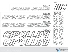 Cipollini stickers outline