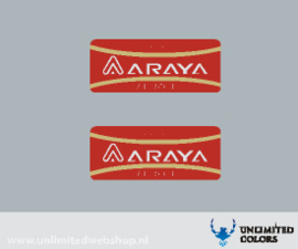 Araya AERO 4 velg sticker - 2 stuks