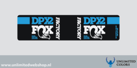 Fox DPX2 demper sticker