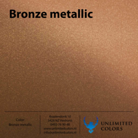 Kleurenstaal Brons metallic glans