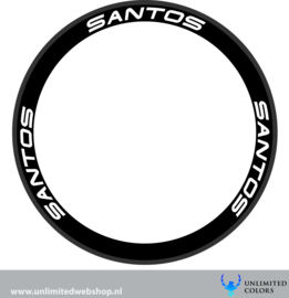 Santos wheel stickers, 6 pieces