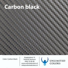 Kleurenstaal  Carbon zwart mat