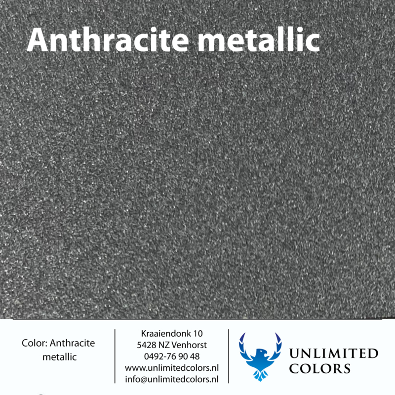 Middel uitvinden omvatten Color swatch Anthracite metallic gloss | Colors shine | unlimited-colors